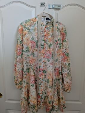 Dalia McPhee NWOT Floral Lace Dress — Never Worn! (Size XL)